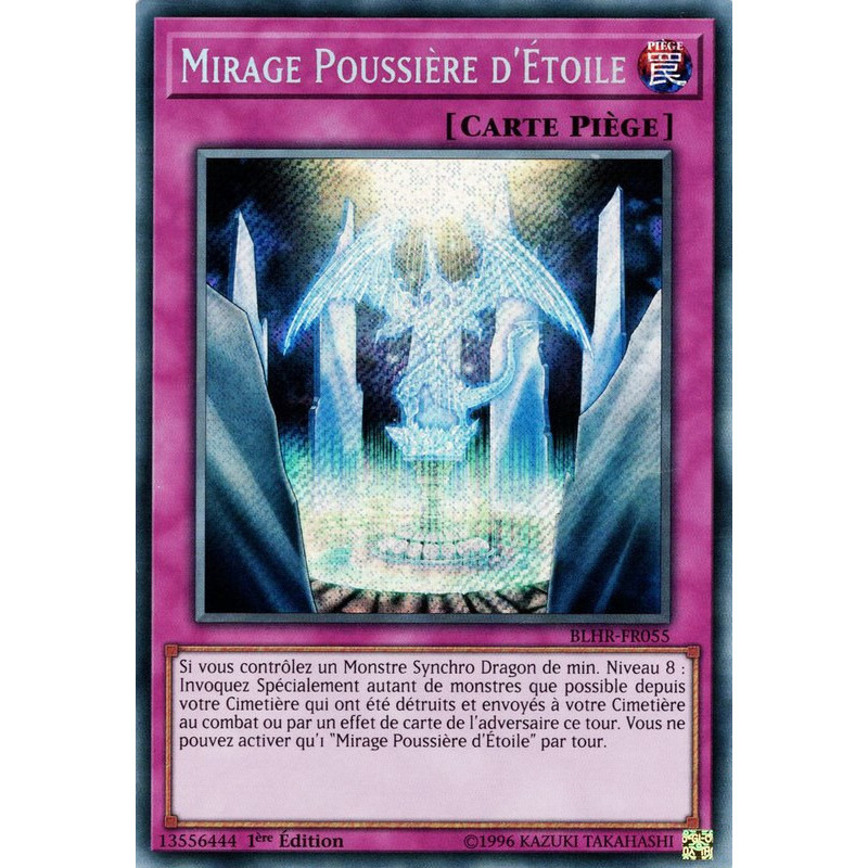 Yu-Gi-Oh-TCG-BLHR-FR055-SE-Mirage-Poussi-re-d-toile-Batailles-de-L-gende-La-Vengeance-du-H-ros