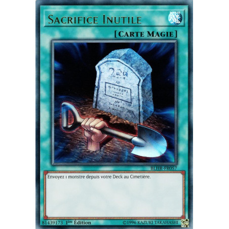 Yu-Gi-Oh-TCG-BLHR-FR057-UR-Sacrifice-Inutile-Batailles-de-L-gende-La-Vengeance-du-H-ros