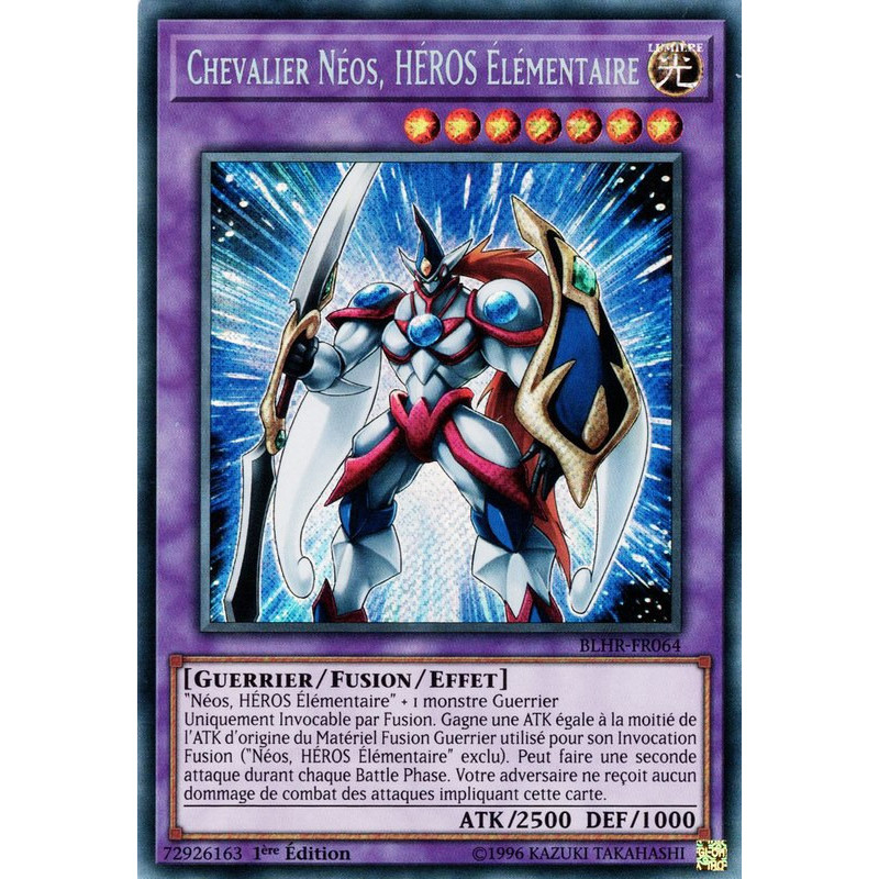 Yu-Gi-Oh-TCG-BLHR-FR064-SE-Chevalier-N-os-H-ROS-l-mentaire-Batailles-de-L-gende-La-Vengeance-du-H-ros