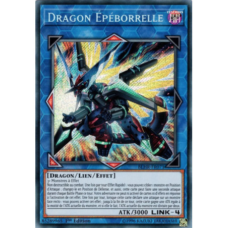 Yu-Gi-Oh-TCG-BLHR-FR071-SE-Dragon-p-borrelle-Batailles-de-L-gende-La-Vengeance-du-H-ros