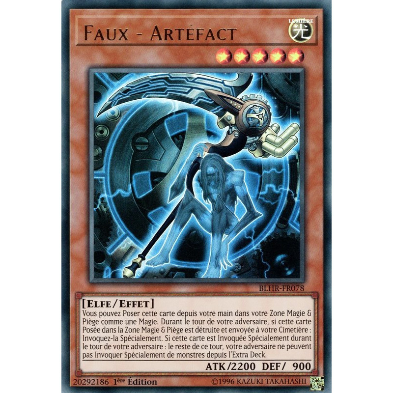 Yu-Gi-Oh-TCG-BLHR-FR078-UR-Faux-Art-fact-Batailles-de-L-gende-La-Vengeance-du-H-ros
