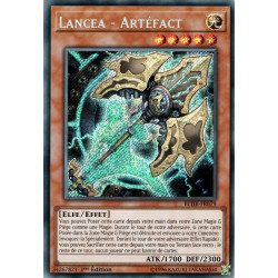 Yu-Gi-Oh-TCG-BLHR-FR079-SE-Lancea-Art-fact-Batailles-de-L-gende-La-Vengeance-du-H-ros