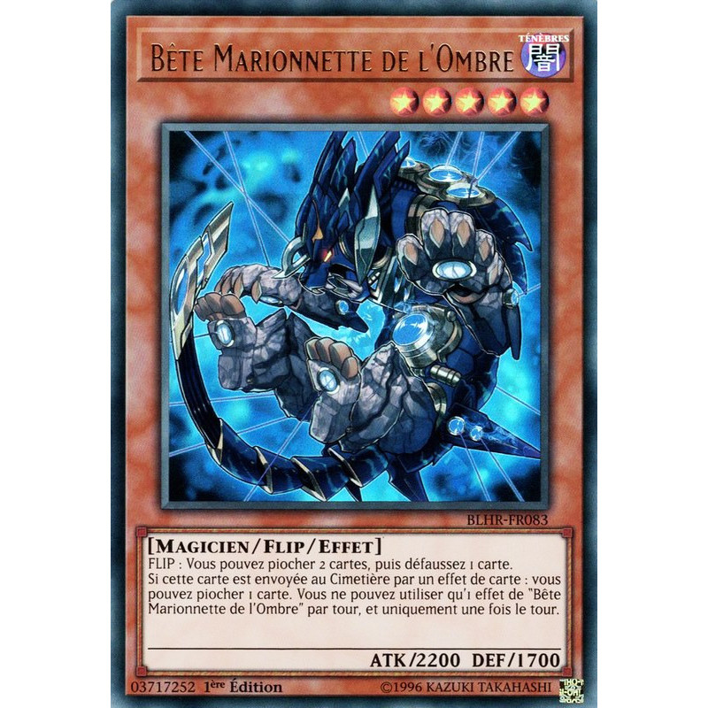 Yu-Gi-Oh-TCG-BLHR-FR083-UR-B-te-Marionnette-de-l-Ombre-Batailles-de-L-gende-La-Vengeance-du-H-ros