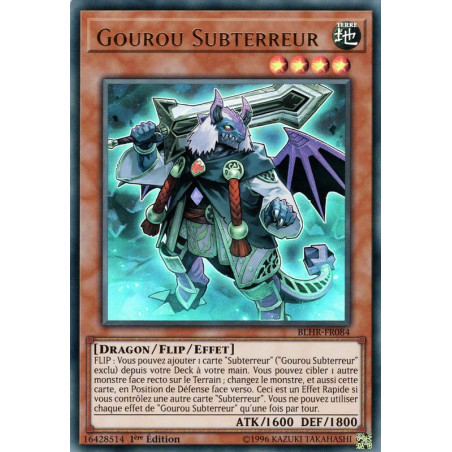 Yu-Gi-Oh-TCG-BLHR-FR084-UR-Gourou-Subterreur-Batailles-de-L-gende-La-Vengeance-du-H-ros