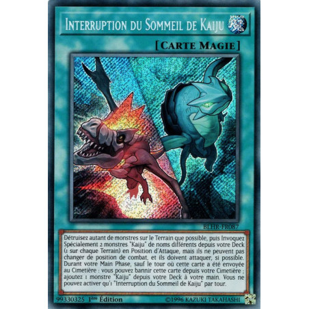 Yu-Gi-Oh-TCG-BLHR-FR087-SE-Interruption-du-Sommeil-de-Kaiju-Batailles-de-L-gende-La-Vengeance-du-H-ros