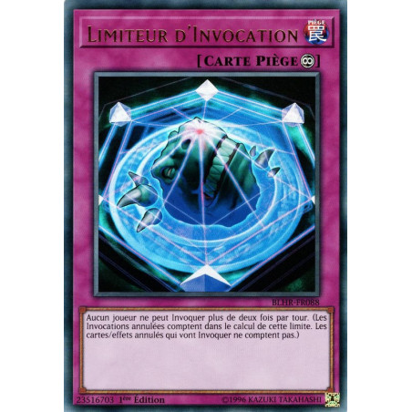 Yu-Gi-Oh-TCG-BLHR-FR088-UR-Limiteur-d-Invocation-Batailles-de-L-gende-La-Vengeance-du-H-ros