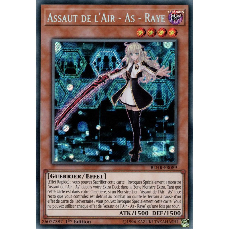 Yu-Gi-Oh-TCG-BLHR-FR089-SE-Assaut-de-l-Air-As-Raye-Batailles-de-L-gende-La-Vengeance-du-H-ros
