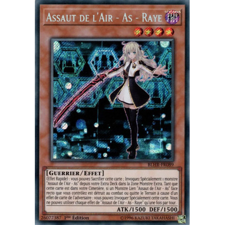 Yu-Gi-Oh-TCG-BLHR-FR089-SE-Assaut-de-l-Air-As-Raye-Batailles-de-L-gende-La-Vengeance-du-H-ros
