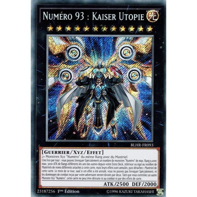 Yu-Gi-Oh-TCG-BLHR-FR093-SE-Num-ro-93-Kaiser-Utopie-Batailles-de-L-gende-La-Vengeance-du-H-ros