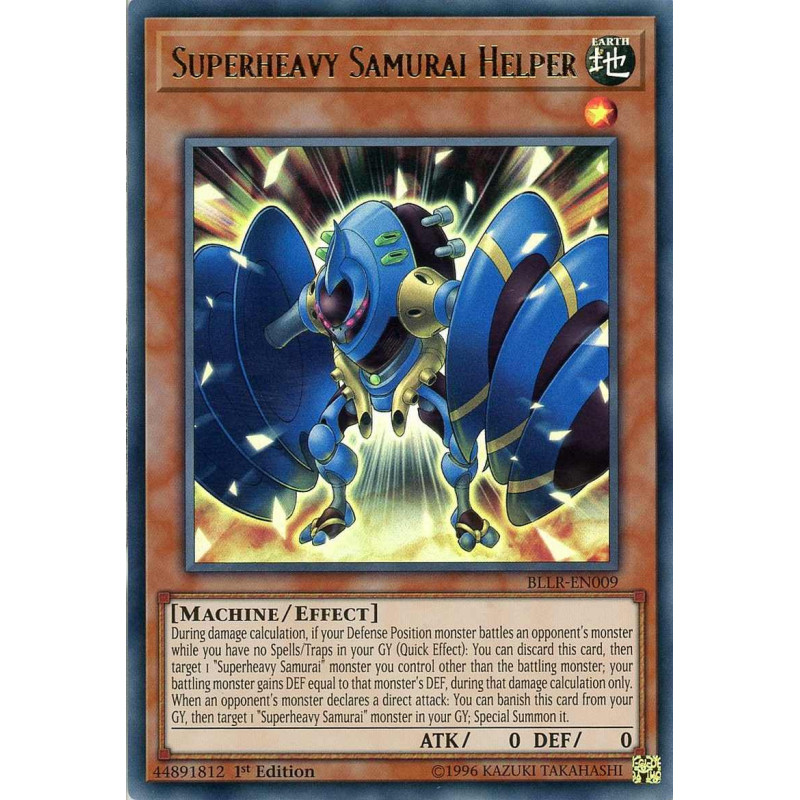 Yu-Gi-Oh-TCG-BLLR-EN009-UR-Superheavy-Samurai-Helper-Battles-of-Legend-Light-s-Revenge