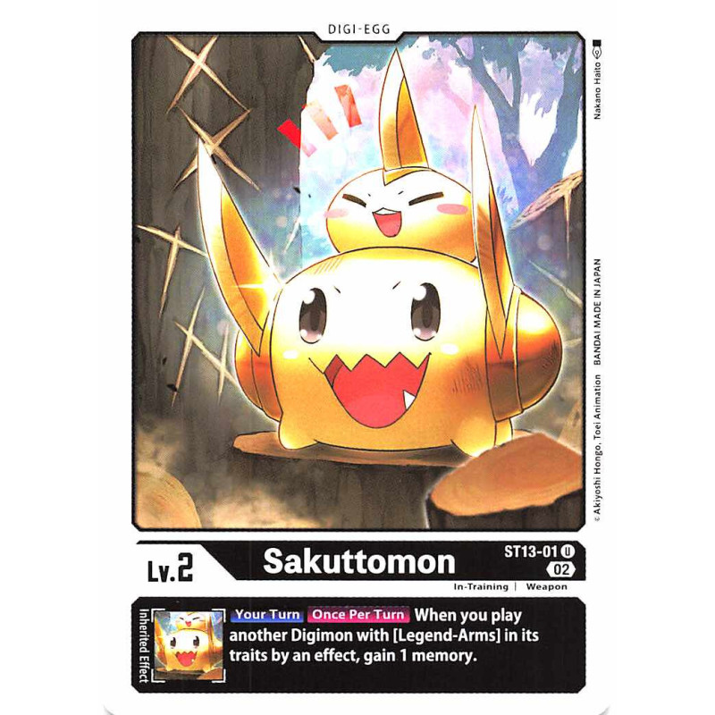 Digimon_TCG_ST13-01_Sakuttomon_Uncommon_Sinister_Order_Card_Game
