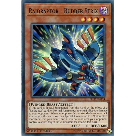 Yu-Gi-Oh-TCG-BLLR-EN014-UR-Raidraptor-Rudder-Strix-Battles-of-Legend-Light-s-Revenge