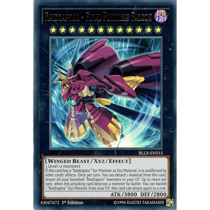 Yu-Gi-Oh-TCG-BLLR-EN015-UR-Raidraptor-Final-Fortress-Falcon-Battles-of-Legend-Light-s-Revenge
