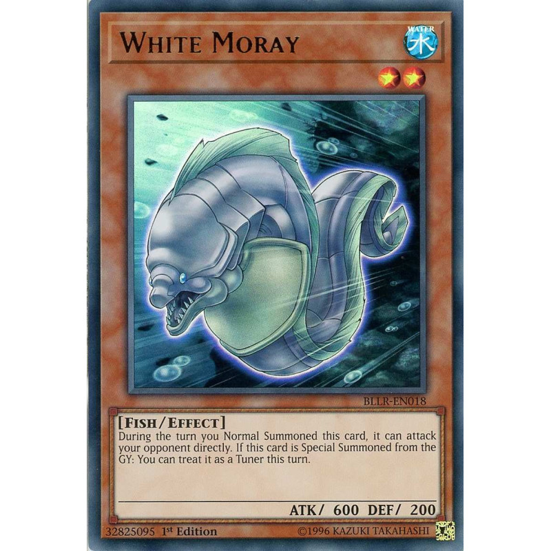 Yu-Gi-Oh-TCG-BLLR-EN018-UR-White-Moray-Battles-of-Legend-Light-s-Revenge