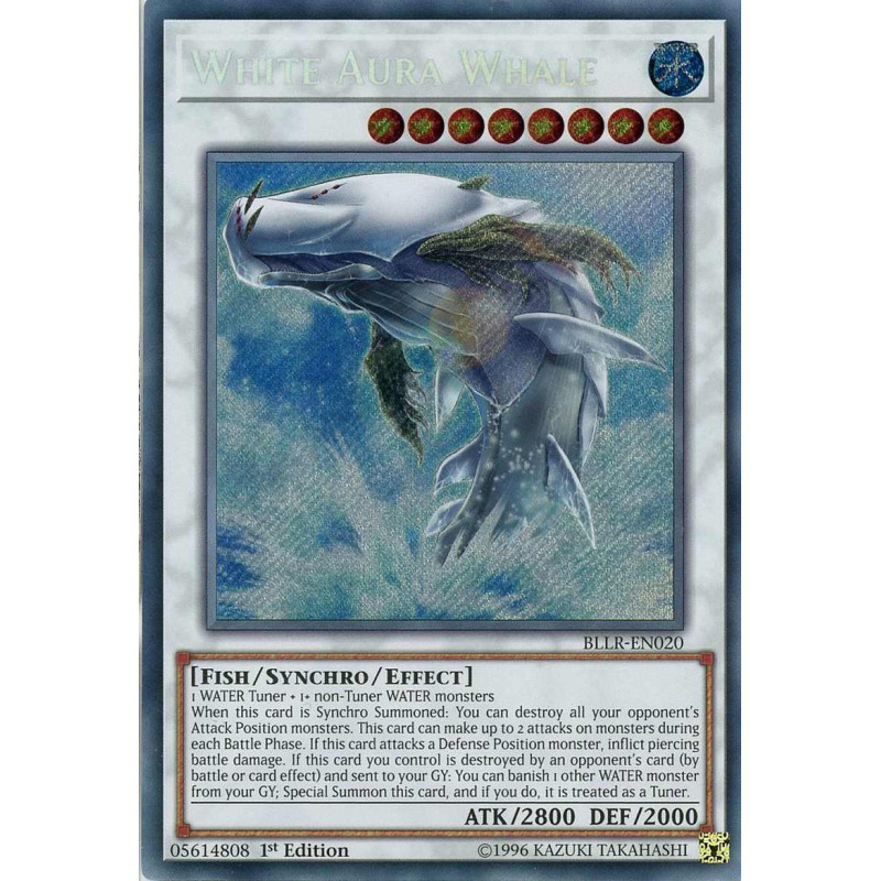 Yu-Gi-Oh-TCG-BLLR-EN020-SE-White-Aura-Whale-Battles-of-Legend-Light-s-Revenge