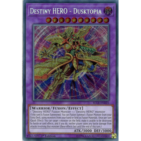 Yu-Gi-Oh-TCG-BLLR-EN025-SE-Destiny-HERO-Dusktopia-Battles-of-Legend-Light-s-Revenge