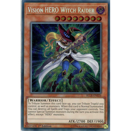 Yu-Gi-Oh-TCG-BLLR-EN026-SE-Vision-HERO-Witch-Raider-Battles-of-Legend-Light-s-Revenge