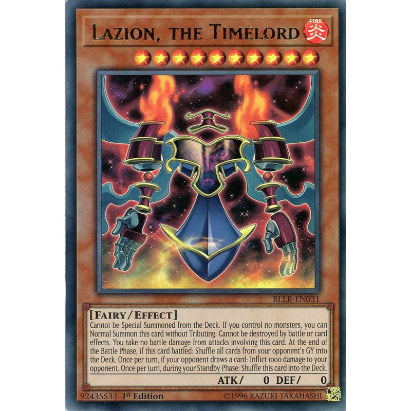 Yu-Gi-Oh-TCG-BLLR-EN031-UR-Lazion-the-Timelord-Battles-of-Legend-Light-s-Revenge