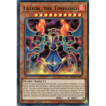 Yu-Gi-Oh-TCG-BLLR-EN031-UR-Lazion-the-Timelord-Battles-of-Legend-Light-s-Revenge