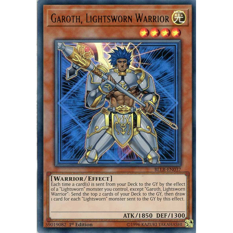 Yu-Gi-Oh-TCG-BLLR-EN037-UR-Garoth-Lightsworn-Warrior-Battles-of-Legend-Light-s-Revenge