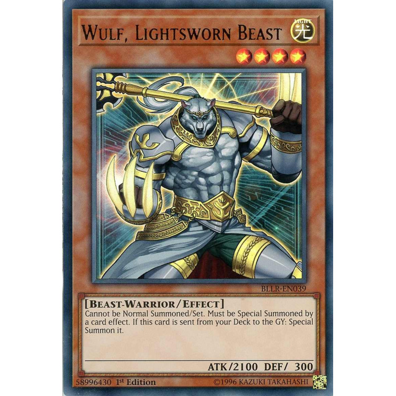 Yu-Gi-Oh-TCG-BLLR-EN039-UR-Wulf-Lightsworn-Beast-Battles-of-Legend-Light-s-Revenge
