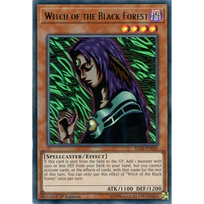 Yu-Gi-Oh-TCG-BLLR-EN046-UR-Witch-of-the-Black-Forest-Battles-of-Legend-Light-s-Revenge