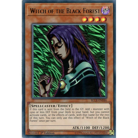 Yu-Gi-Oh-TCG-BLLR-EN046-UR-Witch-of-the-Black-Forest-Battles-of-Legend-Light-s-Revenge