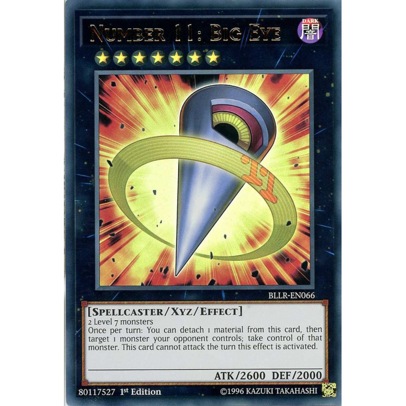 Yu-Gi-Oh-TCG-BLLR-EN066-UR-Number-11-Big-Eye-Battles-of-Legend-Light-s-Revenge