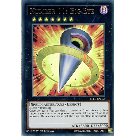 Yu-Gi-Oh-TCG-BLLR-EN066-UR-Number-11-Big-Eye-Battles-of-Legend-Light-s-Revenge