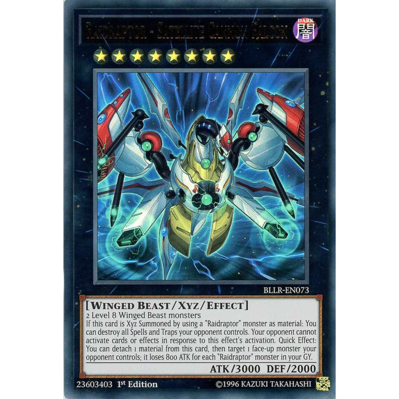 Yu-Gi-Oh-TCG-BLLR-EN073-UR-Raidraptor-Satellite-Cannon-Falcon-Battles-of-Legend-Light-s-Revenge