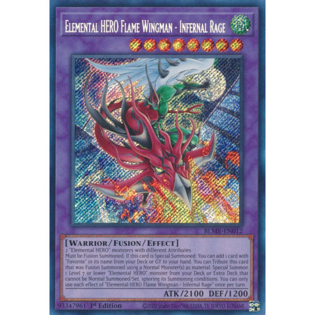 Yu-Gi-Oh-TCG-BLMR-EN012-SE-Elemental-HERO-Flame-Wingman-Infernal-Rage-Battles-of-Legend-Monstrous-Revenge