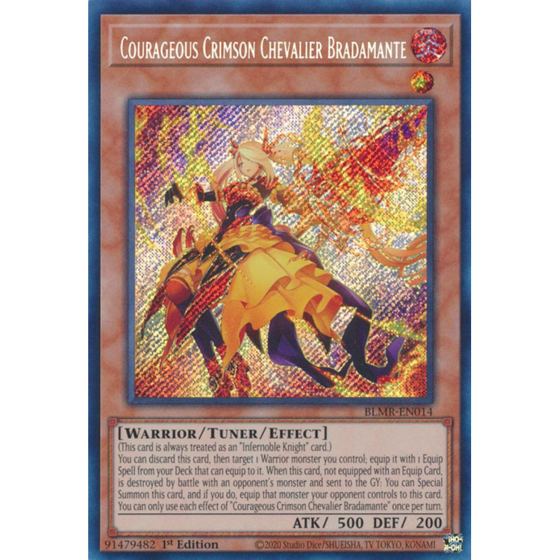 Yu-Gi-Oh-TCG-BLMR-EN014-SE-Courageous-Crimson-Chevalier-Bradamante-Battles-of-Legend-Monstrous-Revenge