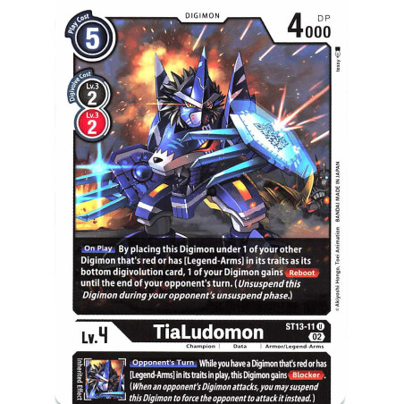 Digimon_TCG_ST13-11_TiaLudomon_Uncommon_Sinister_Order_Card_Game