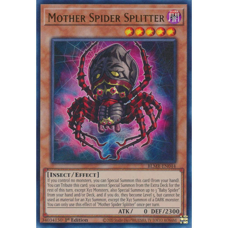 Yu-Gi-Oh-TCG-BLMR-EN044-UR-Mother-Spider-Splitter-Battles-of-Legend-Monstrous-Revenge