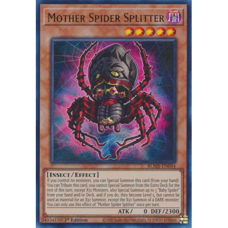 Yu-Gi-Oh-TCG-BLMR-EN044-UR-Mother-Spider-Splitter-Battles-of-Legend-Monstrous-Revenge