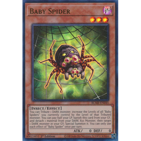 Yu-Gi-Oh-TCG-BLMR-EN045-UR-Baby-Spider-Battles-of-Legend-Monstrous-Revenge
