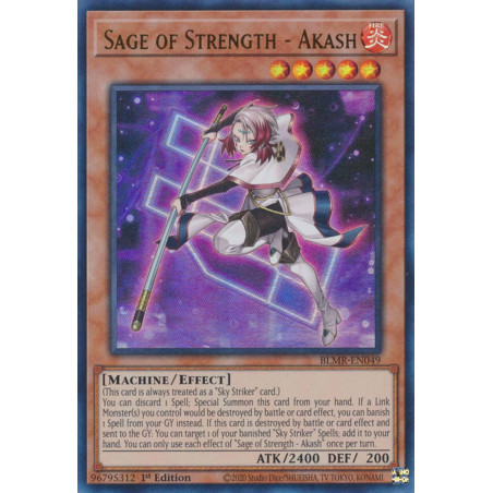 Yu-Gi-Oh-TCG-BLMR-EN049-UR-Sage-of-Strength-Akash-Battles-of-Legend-Monstrous-Revenge