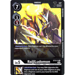 Digimon_TCG_ST13-13_RaijiLudomon_Rare_Sinister_Order_Card_Game