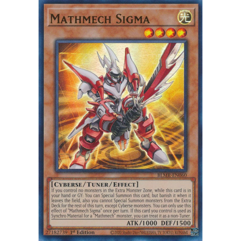 Yu-Gi-Oh-TCG-BLMR-EN060-UR-Mathmech-Sigma-Battles-of-Legend-Monstrous-Revenge