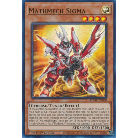 Yu-Gi-Oh-TCG-BLMR-EN060-UR-Mathmech-Sigma-Battles-of-Legend-Monstrous-Revenge