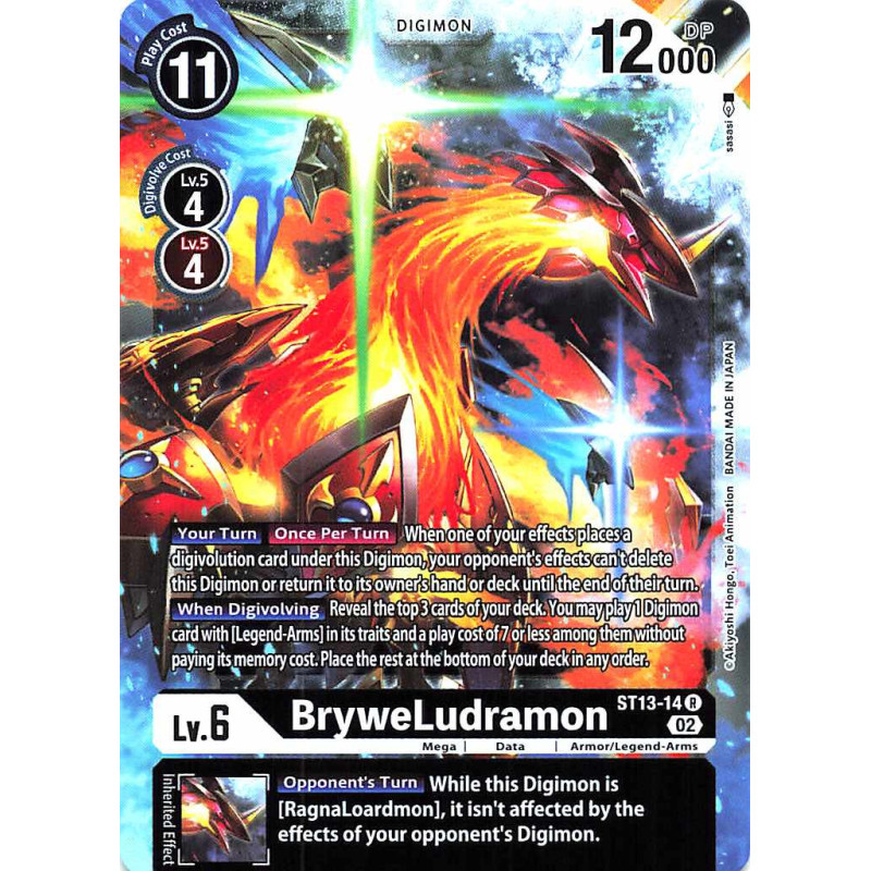 Digimon_TCG_ST13-14_BryweLudramon_Rare_Sinister_Order_Card_Game