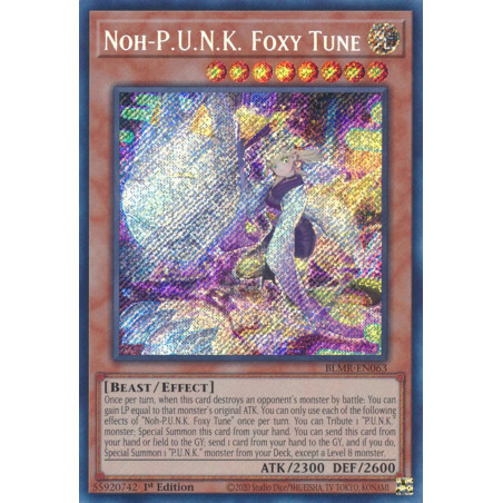Yu-Gi-Oh-TCG-BLMR-EN063-SE-Noh-P-U-N-K-Foxy-Tune-Battles-of-Legend-Monstrous-Revenge