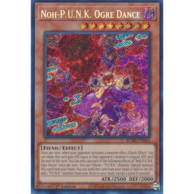 Yu-Gi-Oh-TCG-BLMR-EN064-SE-Noh-P-U-N-K-Ogre-Dance-Battles-of-Legend-Monstrous-Revenge