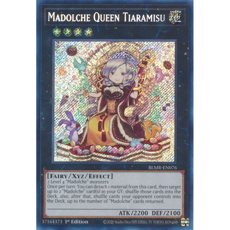 Yu-Gi-Oh-TCG-BLMR-EN076-SE-Madolche-Queen-Tiaramisu-Battles-of-Legend-Monstrous-Revenge