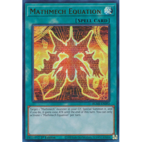 Yu-Gi-Oh-TCG-BLMR-EN092-UR-Mathmech-Equation-Battles-of-Legend-Monstrous-Revenge