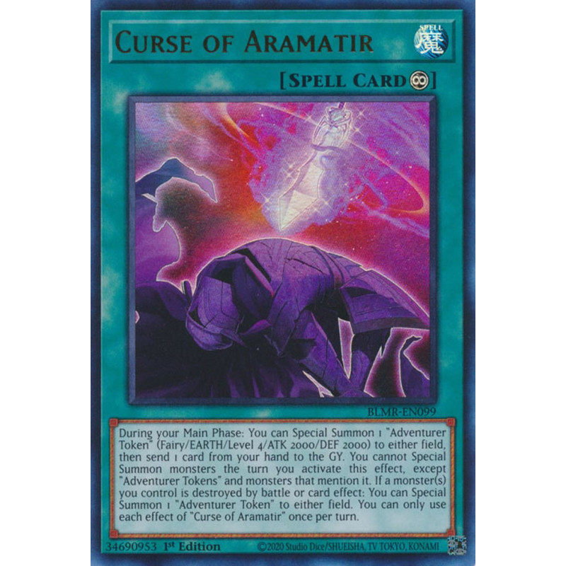Yu-Gi-Oh-TCG-BLMR-EN099-UR-Curse-of-Aramatir-Battles-of-Legend-Monstrous-Revenge