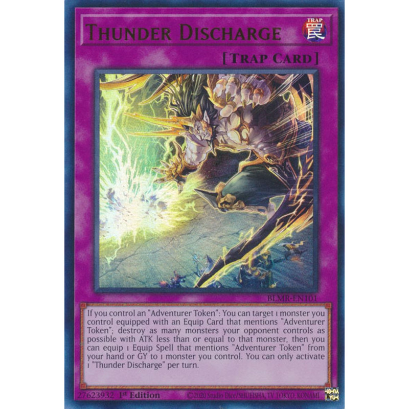 Yu-Gi-Oh-TCG-BLMR-EN101-UR-Thunder-Discharge-Battles-of-Legend-Monstrous-Revenge