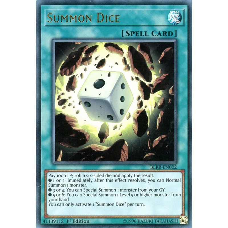 Yu-Gi-Oh-TCG-BLRR-EN002-UR-Summon-Dice-Battles-of-Legend-Relentless-Revenge