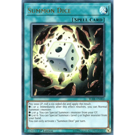 Yu-Gi-Oh-TCG-BLRR-EN002-UR-Summon-Dice-Battles-of-Legend-Relentless-Revenge