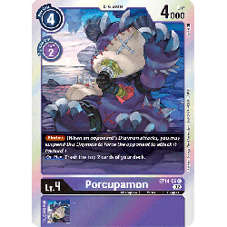 Digimon_TCG_ST14-05_Porcupamon_Common_Sinister_Order_Card_Game